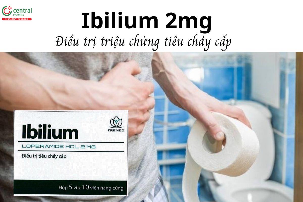 Thuốc Ibilium 2mg - Điều trị triệu chứng tiêu chảy cấp ở người trên 12 tuổi
