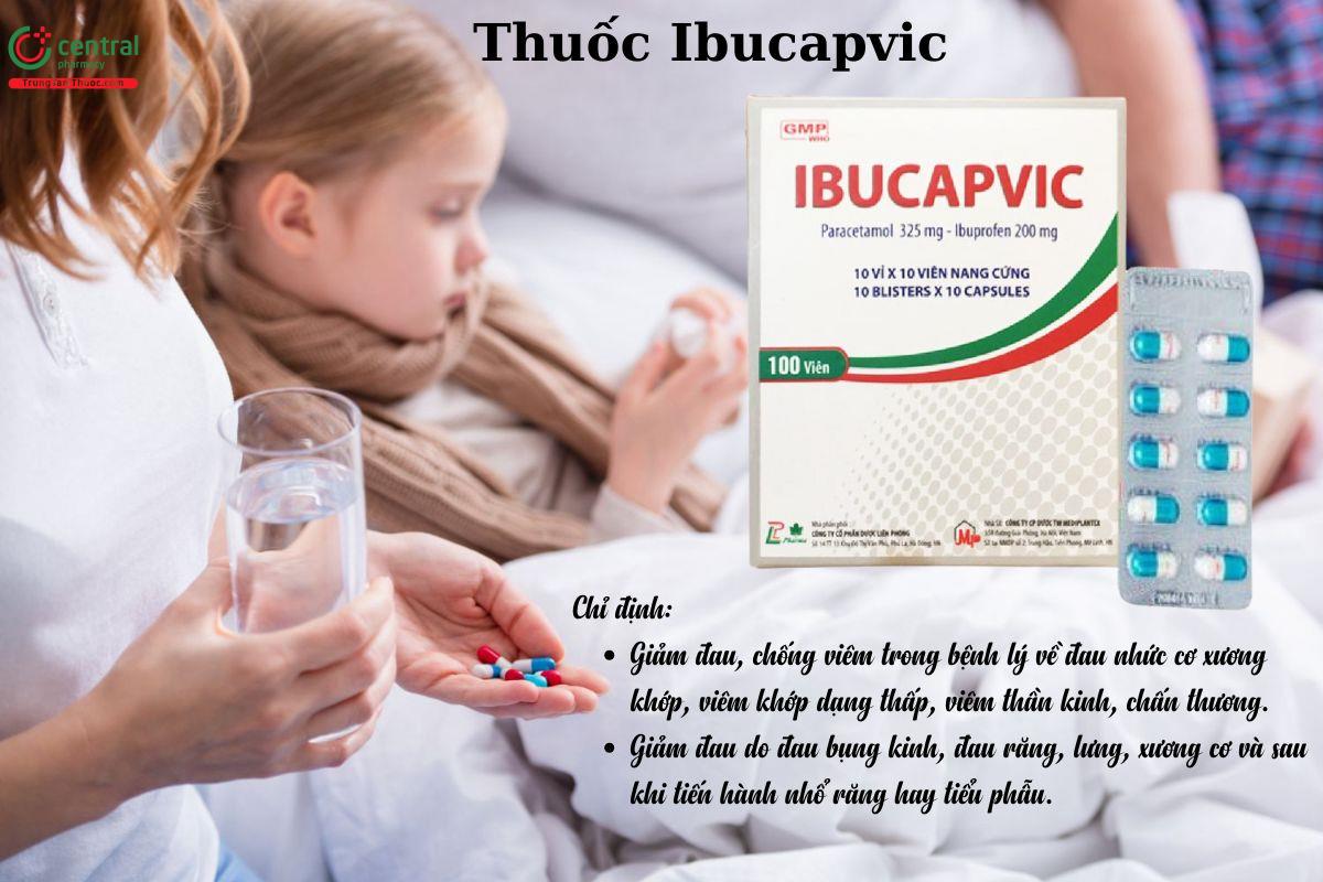 Chỉ định của thuốc Ibucapvic