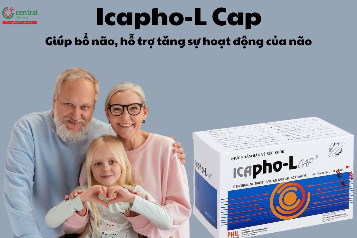 Icapho-L Cap - Giúp bổ sung dưỡng chất, tăng cường hoạt động của não bộ