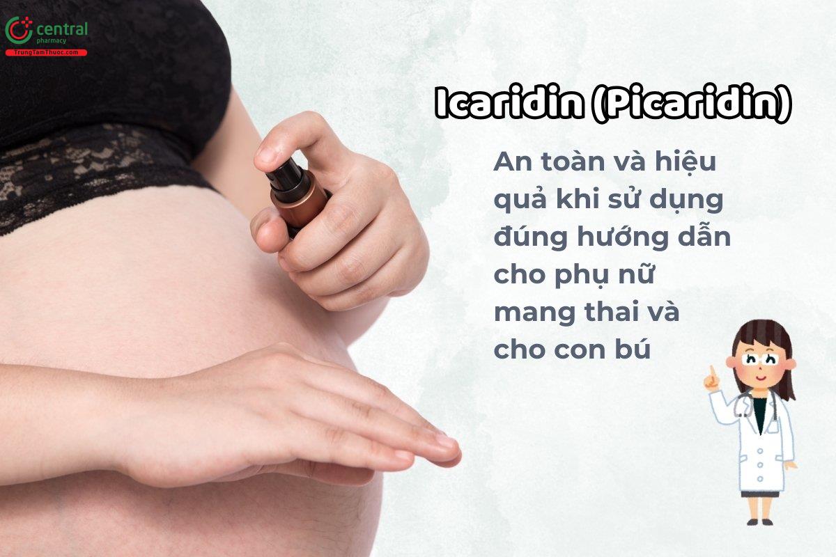 Icaridin được xem là an toàn và hiệu quả khi sử dụng đúng hướng dẫn