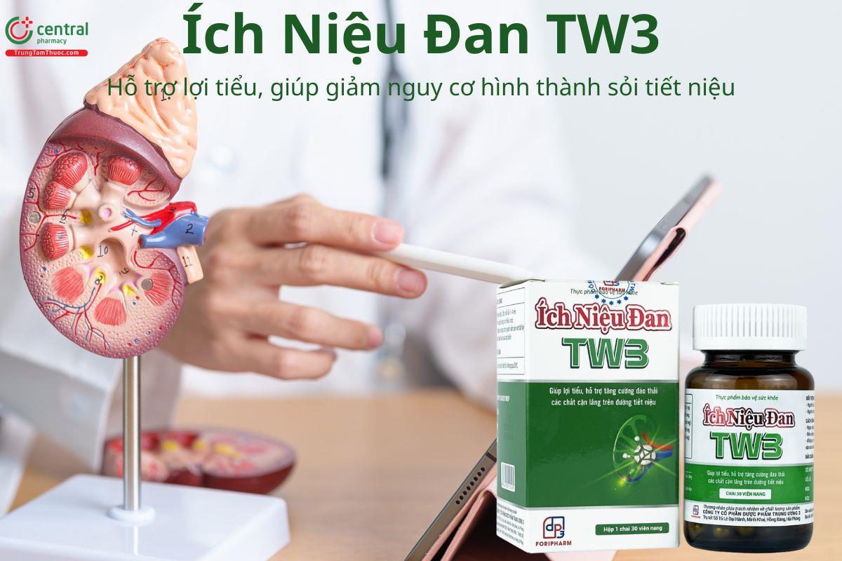 Ích Niệu Đan TW3 hỗ trợ đào thải cặn lắng và ngăn ngừa sỏi tiết niệu