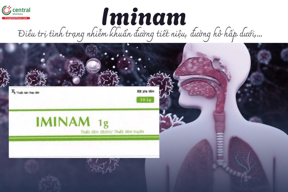 Thuốc Iminam - Điều trị tình trạng nhiễm khuẩn mức độ nặng