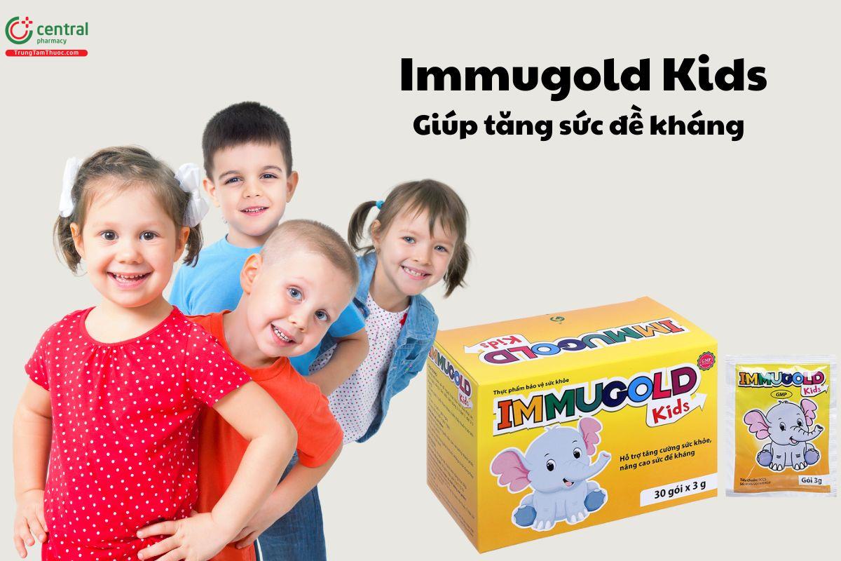 Immugold Kids -  Giúp nâng cao sức khỏe đề kháng cho cơ thể