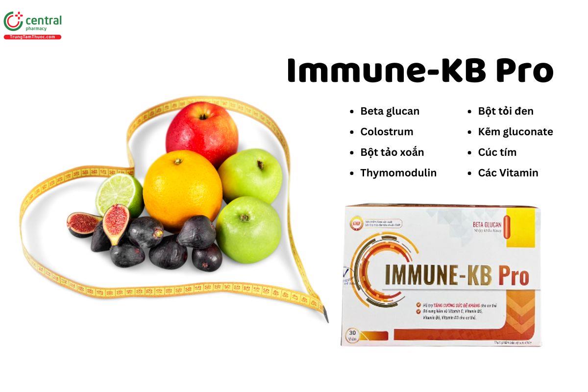 Immune-KB Pro bổ sung dưỡng chất, tăng cường sức đề kháng hiệu quả