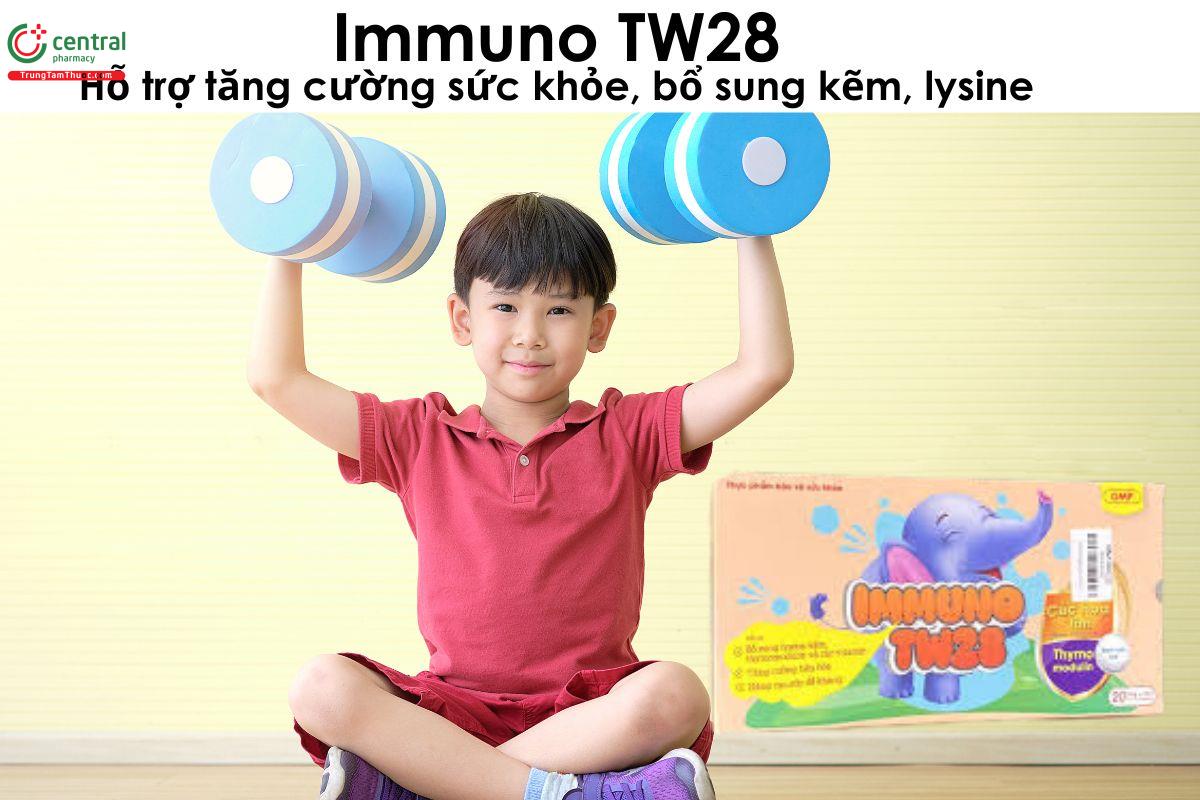 Immuno TW28 - bổ sung kẽm, lysine, giúp tăng cường sức khỏe