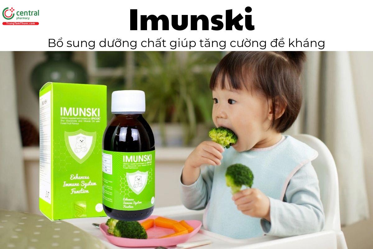 Imunski - Bổ sung dưỡng chất giúp tăng cường đề kháng