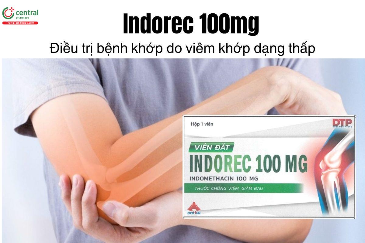 Thuốc Indorec 100mg - Điều trị bệnh khớp do viêm khớp dạng thấp