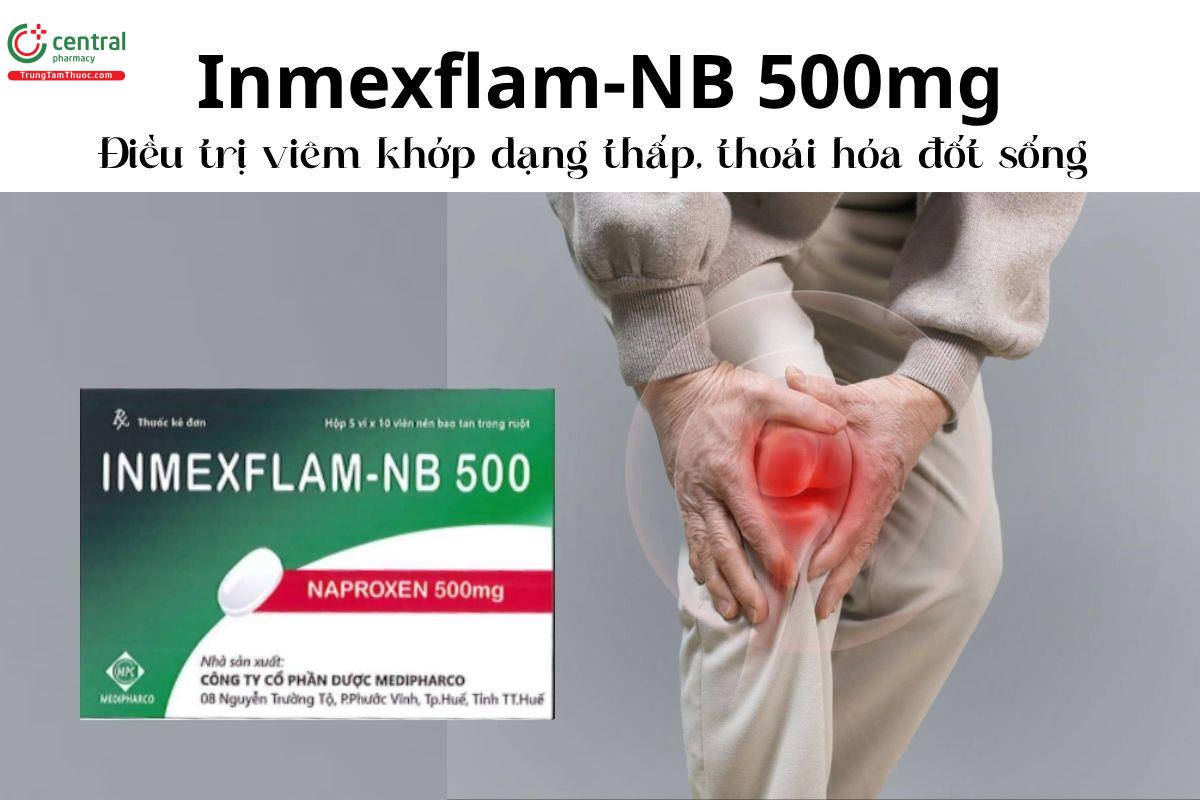 Thuốc Inmexflam-NB 500mg - Điều trị viêm khớp dạng thấp, thoái hóa đốt sống