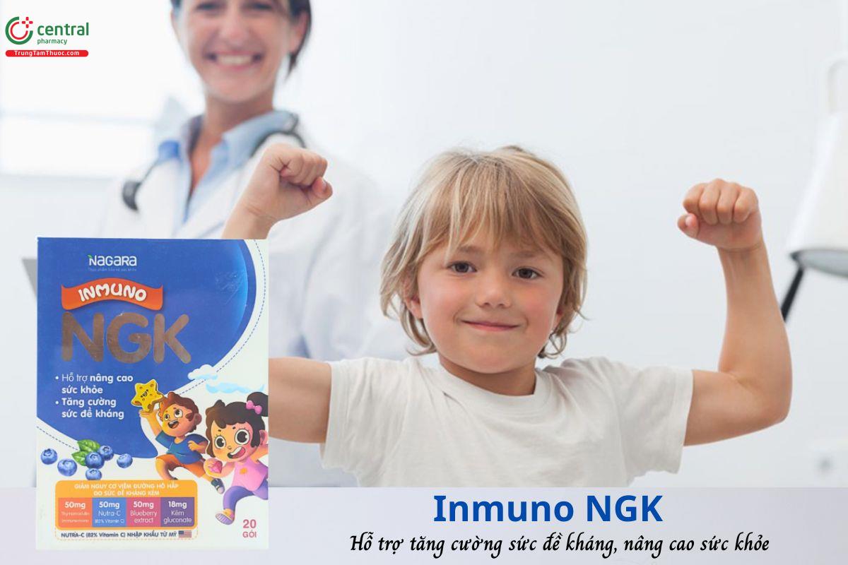 Inmuno NGK - Hỗ trợ tăng cường sức đề kháng, cải thiện chức năng hệ miễn dịch