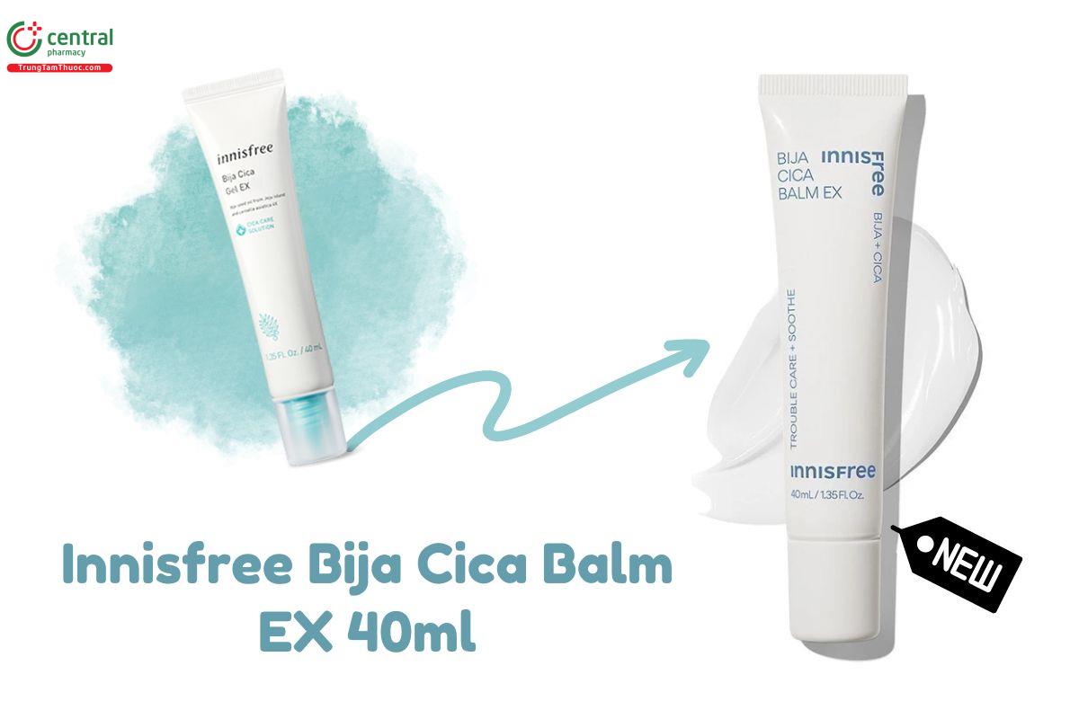 Thay đổi bao bì sản phẩm Innisfree Bija Cica Balm EX 40ml