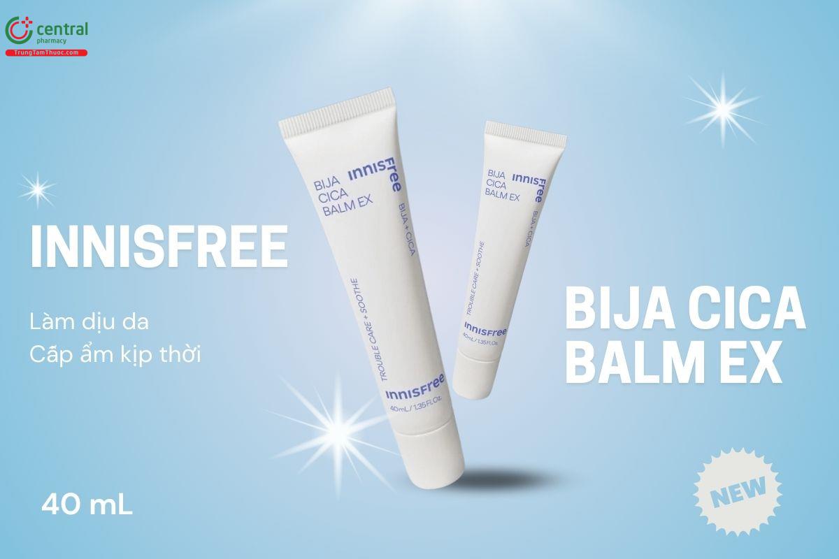 Innisfree Bija Cica Balm EX 40ml giúp giảm mụn, mờ thâm sẹo hiệu quả