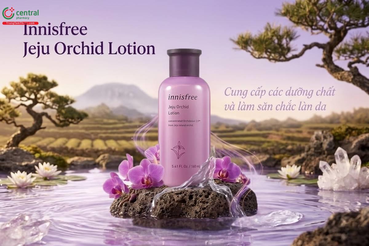 Innisfree Jeju Orchid Lotion giúp giảm nếp nhăn, giúp da đàn hồi hơn