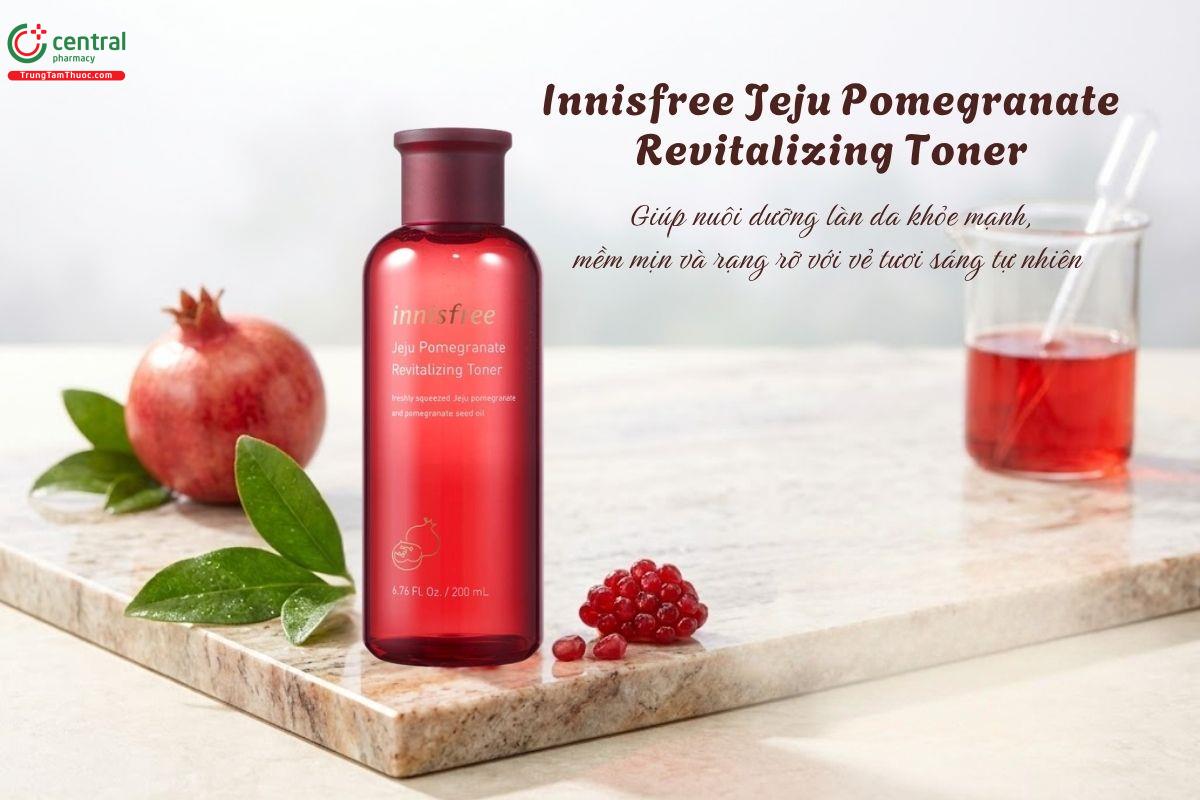 Innisfree Jeju Pomegranate Revitalizing Toner cho da mềm mịn, căng mướt