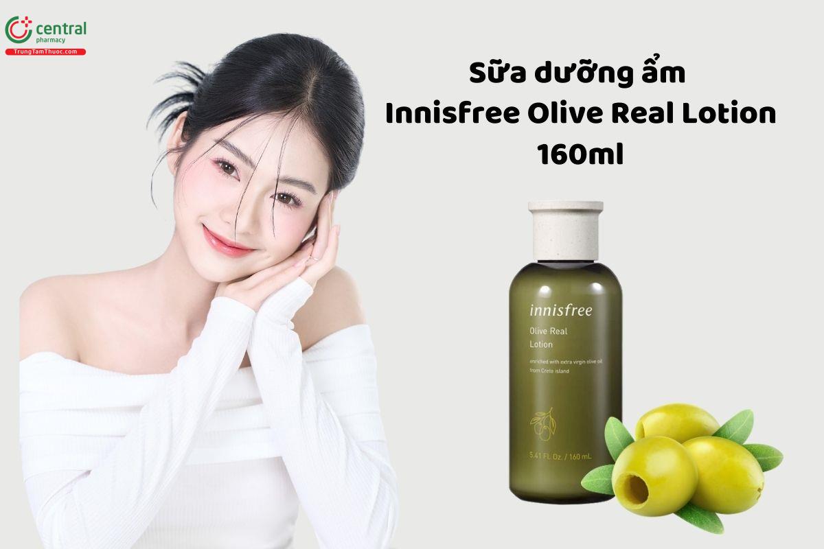 Innisfree Olive Real Lotion 160ml có tác dụng gì?