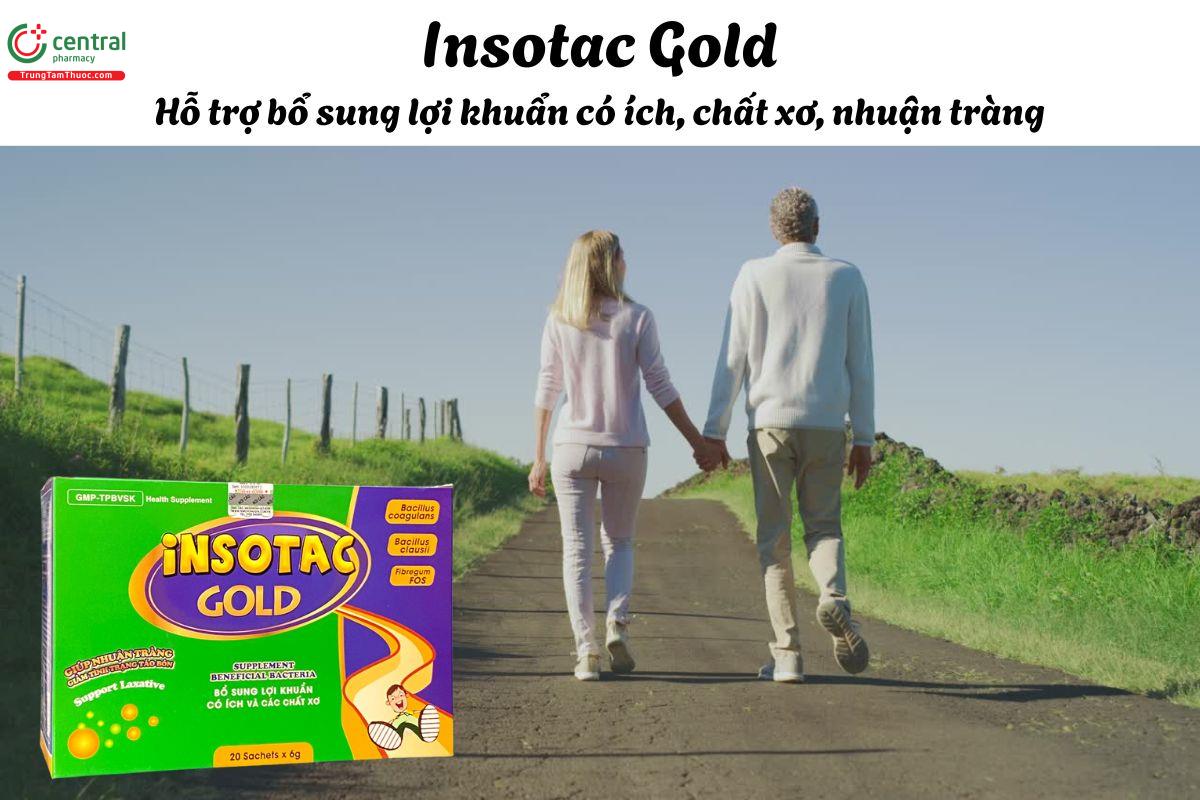 Insotac Gold - Giúp duy trì cân bằng hệ vi sinh đường ruột