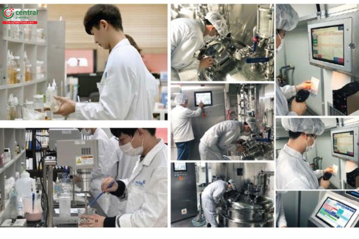 Quy trình sản xuất hiện đại, nhân viên nghiên cứu giàu kinh nghiệm