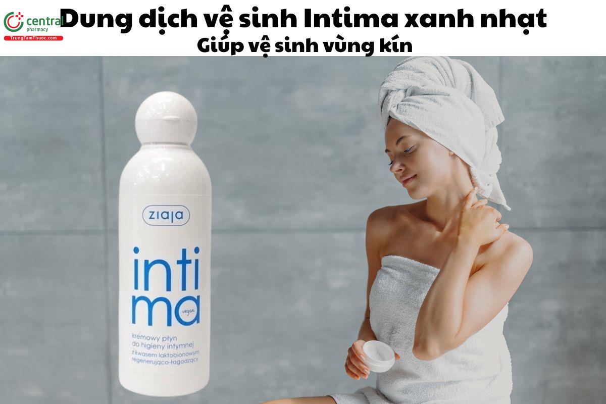 Dung dịch vệ sinh Intima Xanh Nhạt (Chai 200ml)- Giúp giảm viêm nhiễm