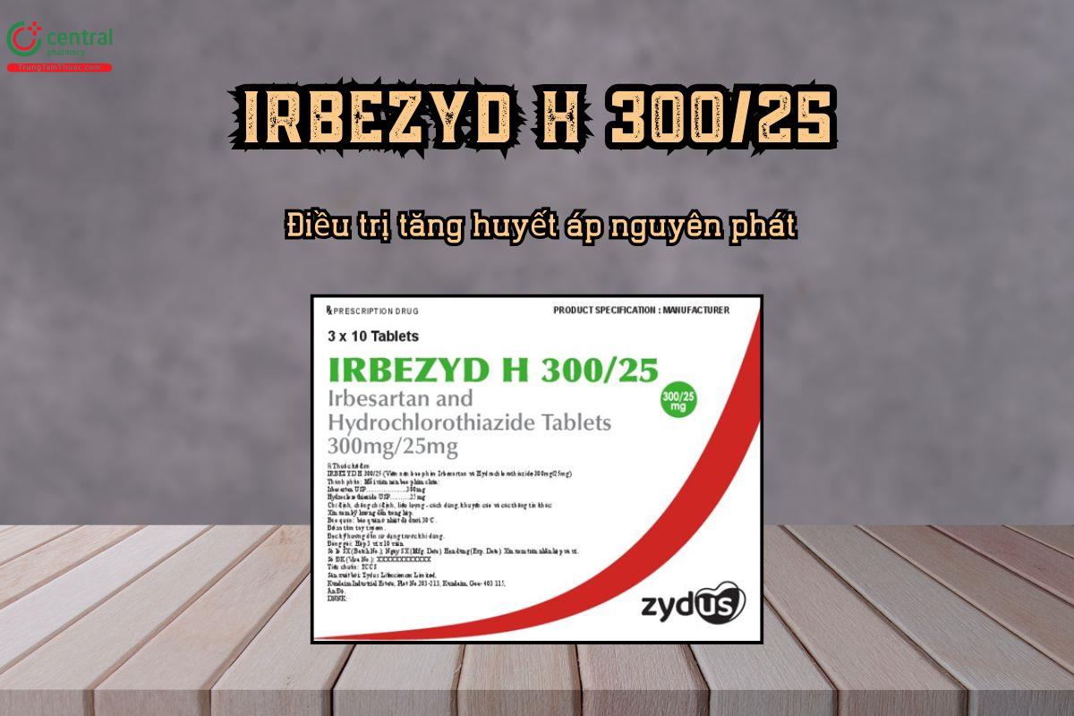 Điều trị tăng huyết áp nguyên phát bằng thuốc phối hợp Irbezyd H 300/25
