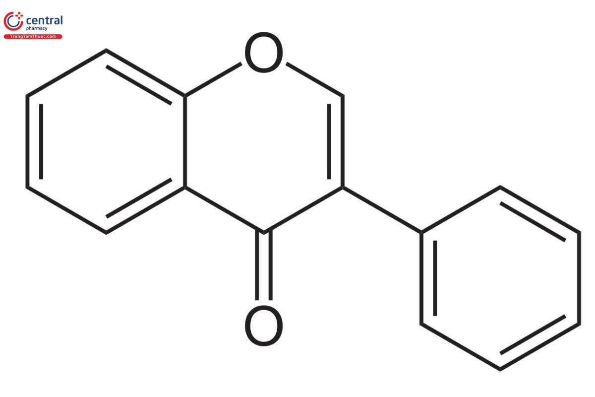 Công thức cấu tạo Isoflavone