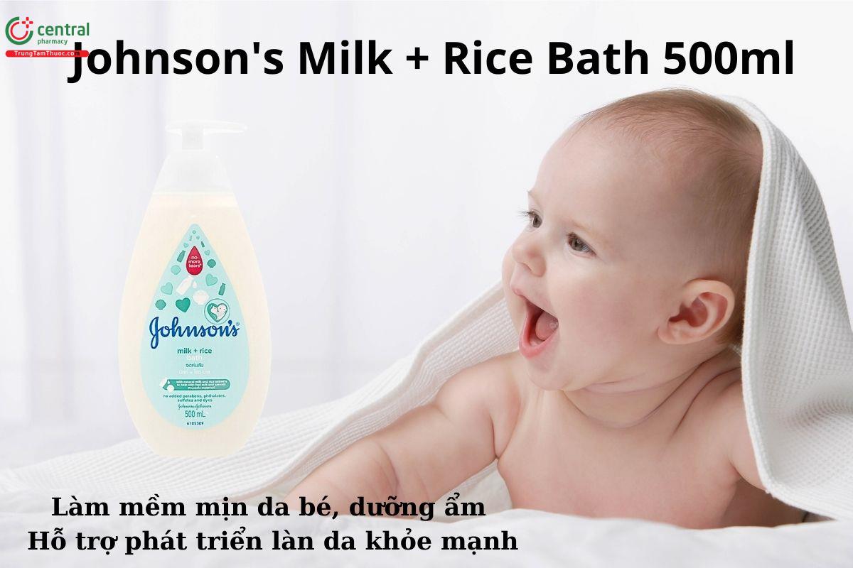 Johnson's Milk + Rice Bath 500ml