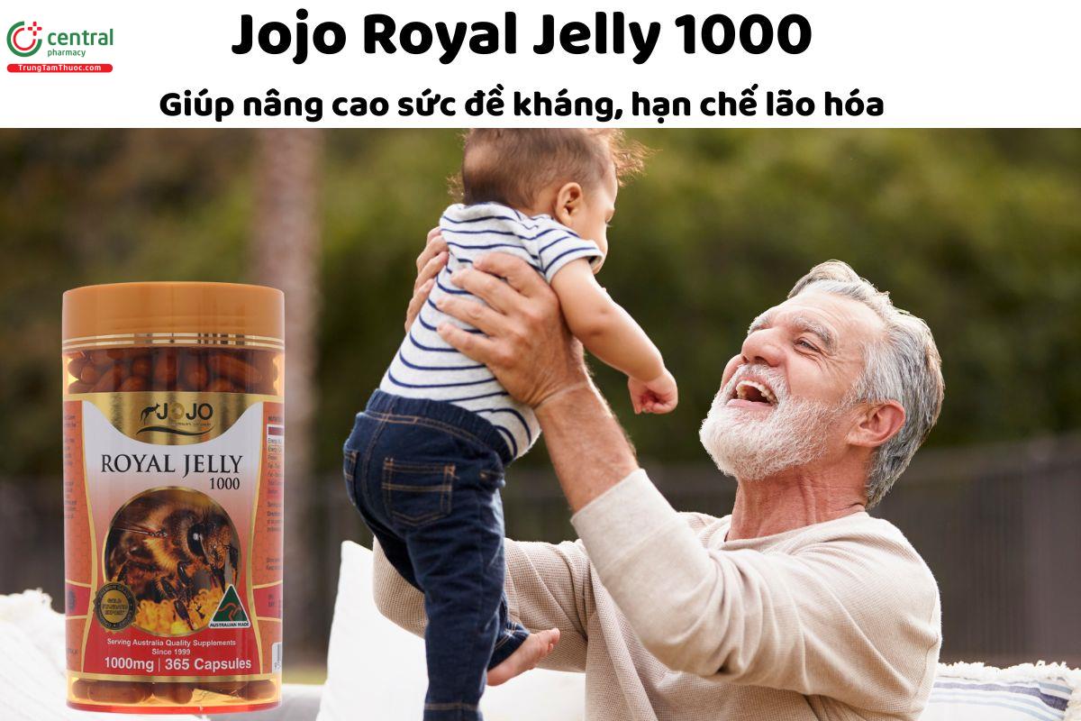 Jojo Royal Jelly 1000 - Giúp làm đẹp da, tăng cường sức khỏe tổng thể