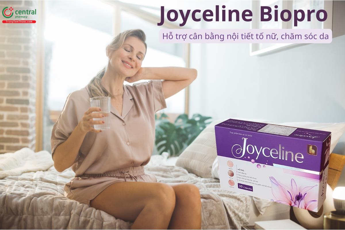Joyceline Biopro hỗ trợ cân bằng nội tiết tố nữ, chăm sóc da