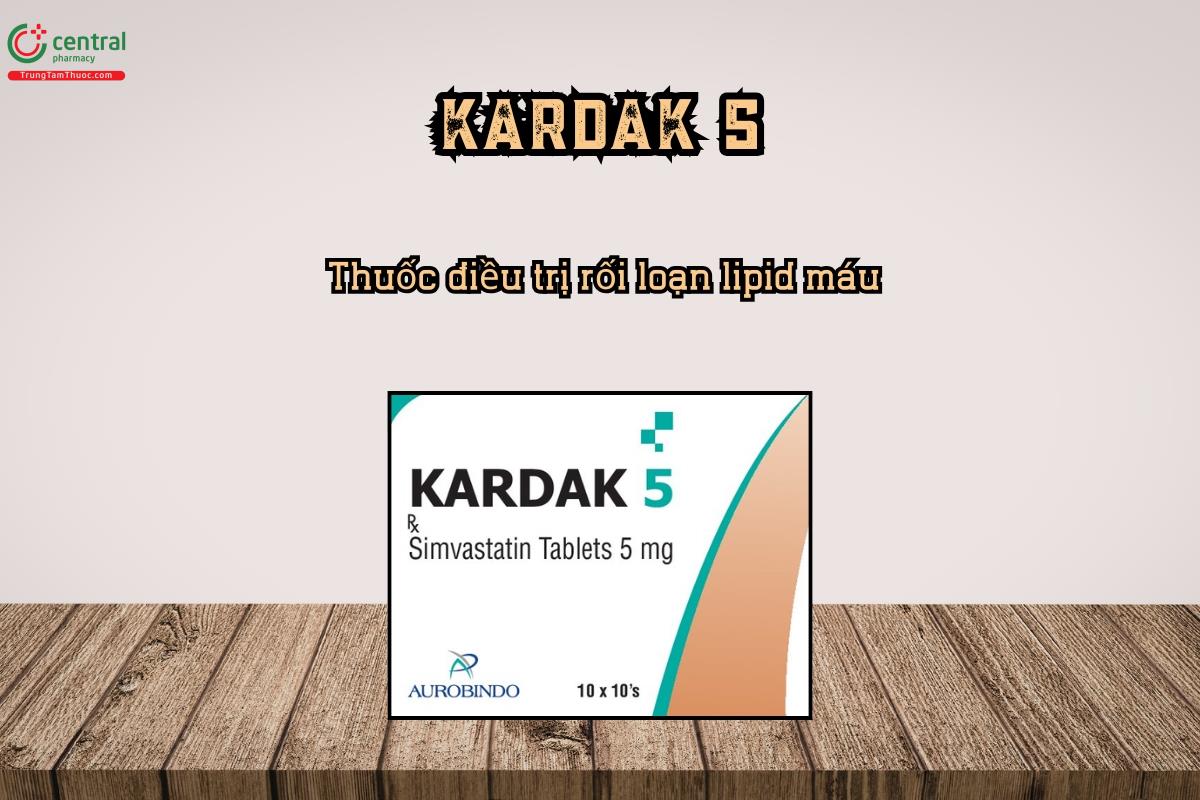 Thuốc điều trị rối loạn lipid máu KARDAK