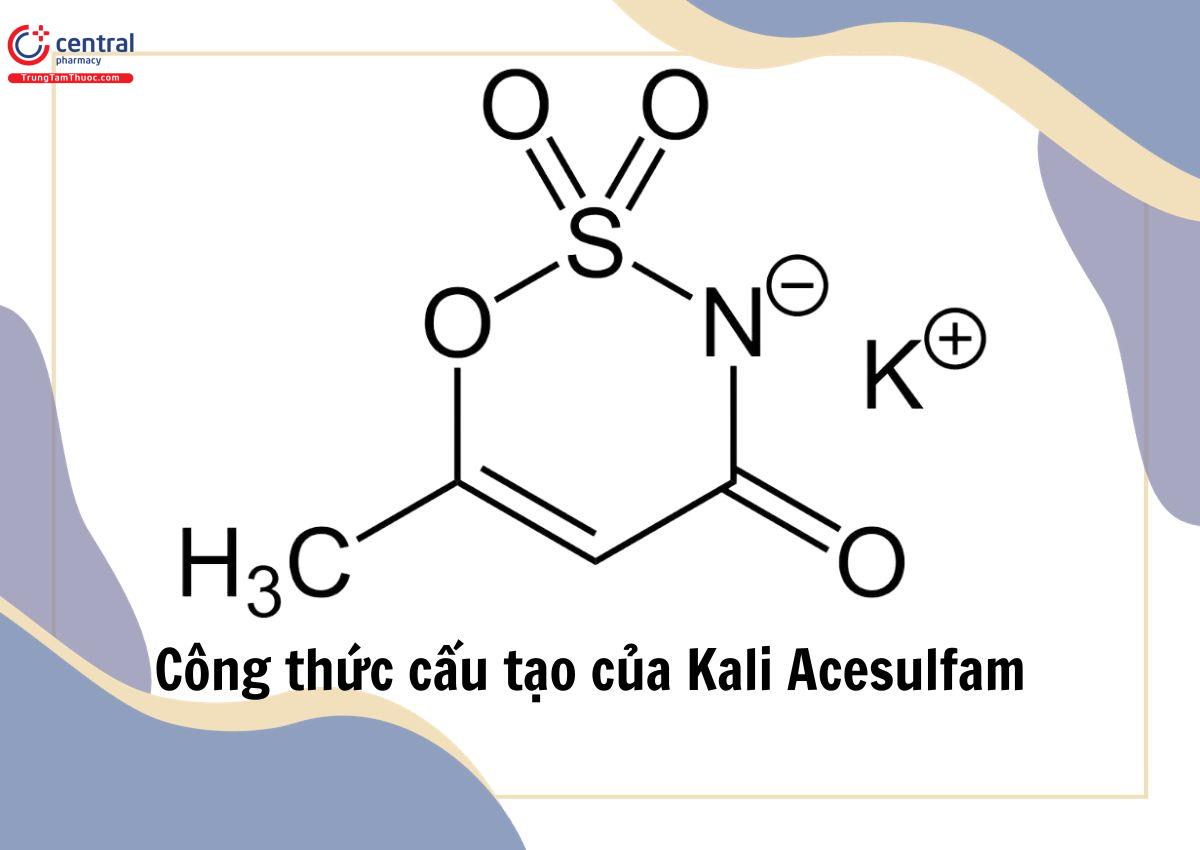 Công thức cấu tạo của Kali Acesulfam