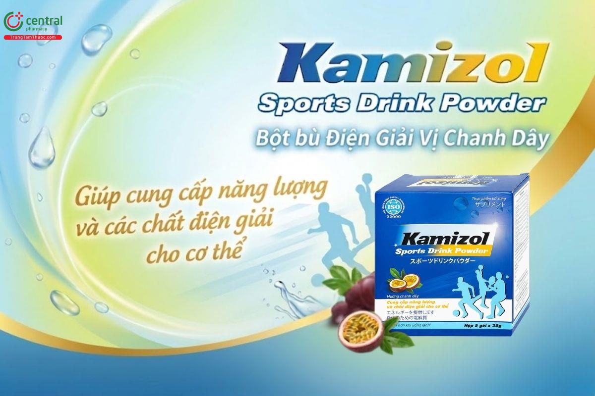 Kamizol Sports Drink Powder gói 25g cung cấp năng lượng và chất điện giải