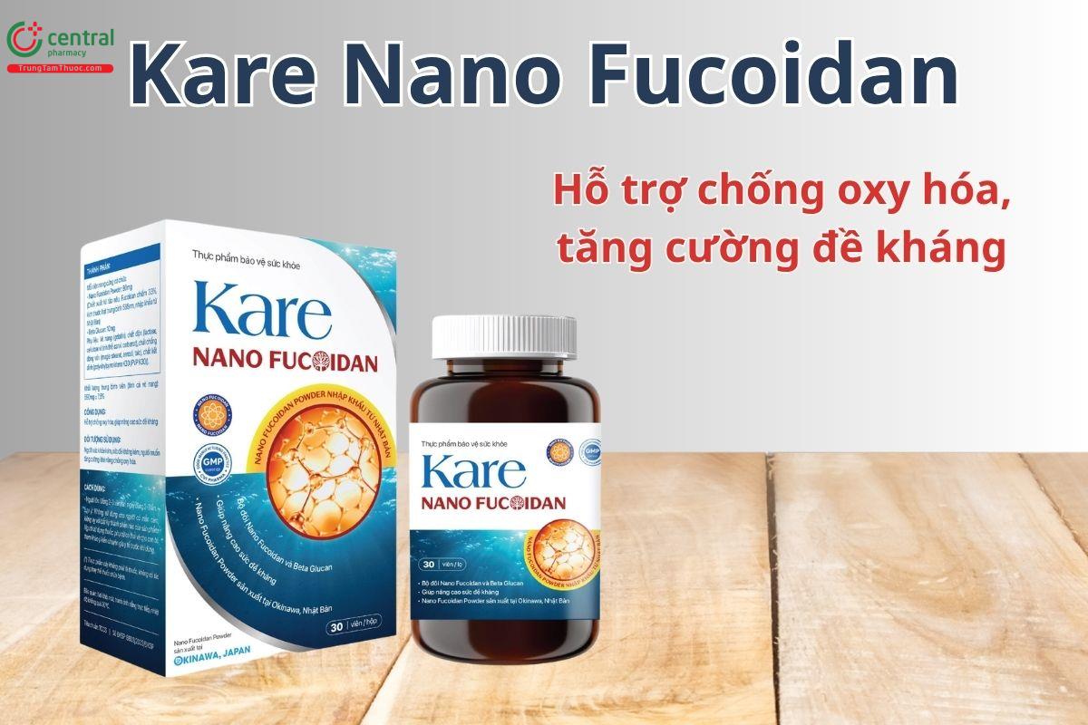 Kare Nano Fucoidan hỗ trợ chống oxy hóa, tăng cường đề kháng