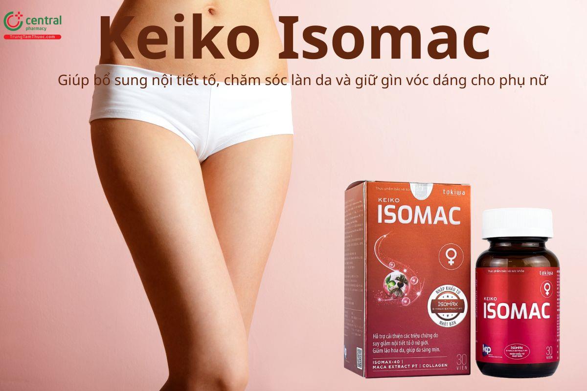 Keiko Isomac hỗ trợ cân bằng nội tiết, cải thiện sắc đẹp và sinh lý nữ