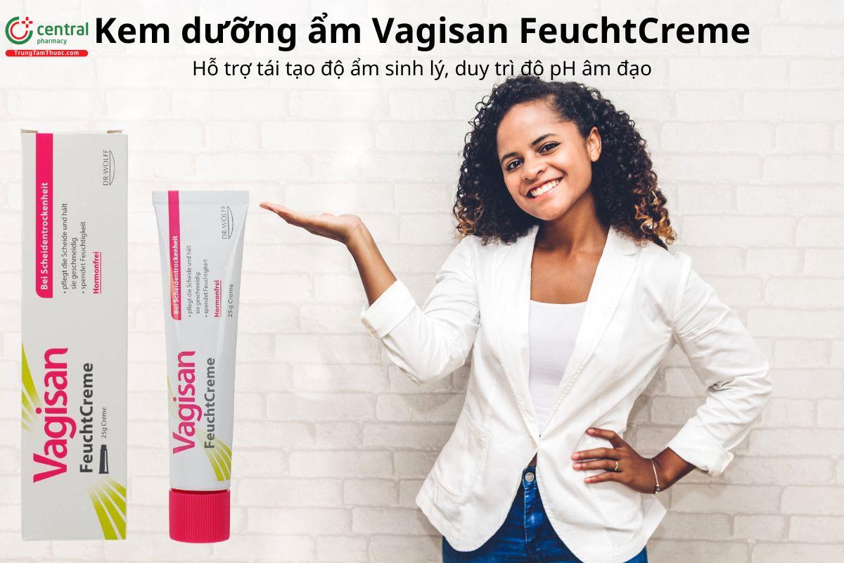 Kem dưỡng ẩm Vagisan FeuchtCreme hỗ trợ tái tạo độ ẩm sinh lý cho âm đạo