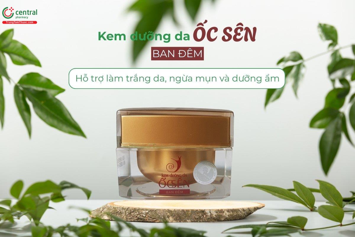 Kem dưỡng da Ốc Sên ban đêm Thorakao giúp làm sáng da và dưỡng ẩm da