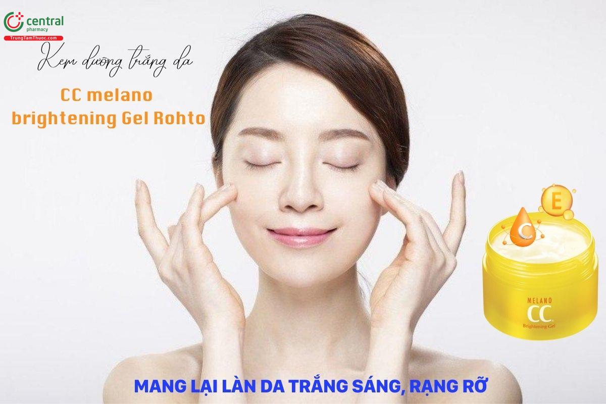 Kem dưỡng trắng da Cc melano brightening Gel Rohto Nhật Bản