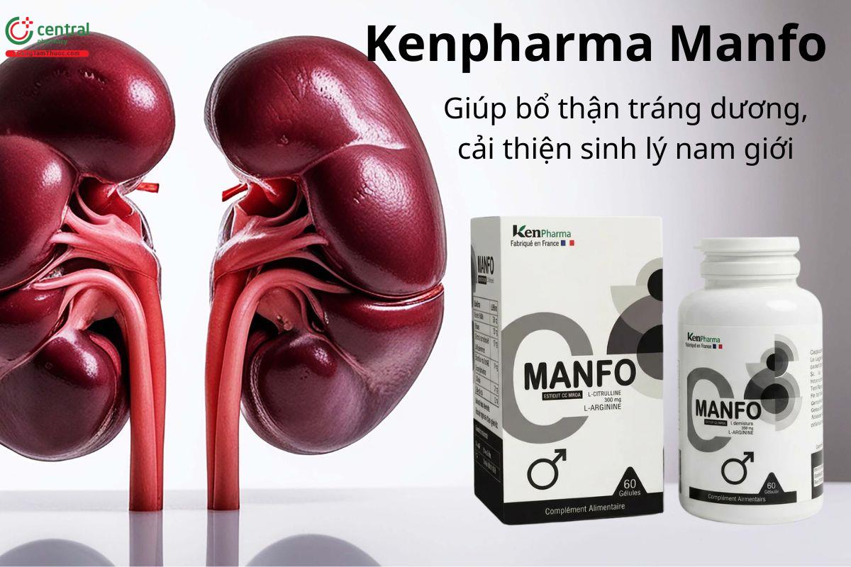 Kenpharma Manfo giúp bổ thận tráng dương, cải thiện sinh lý nam giới