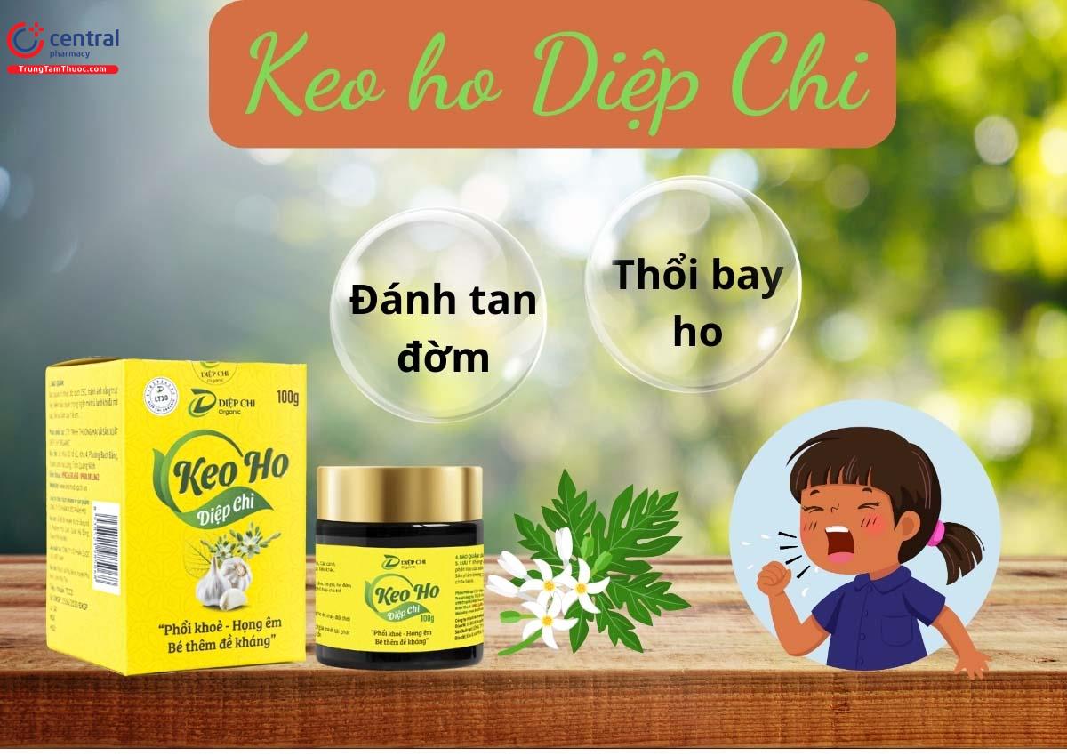 Keo ho Diệp Chi - Nhuận phế, bổ phổi, tăng cường sức đề kháng cho bé