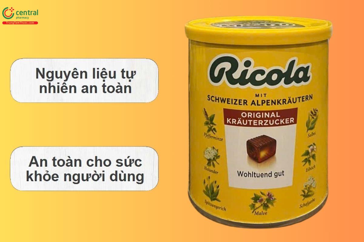 Kẹo ngậm thảo mộc Ricola Original Herb 40g