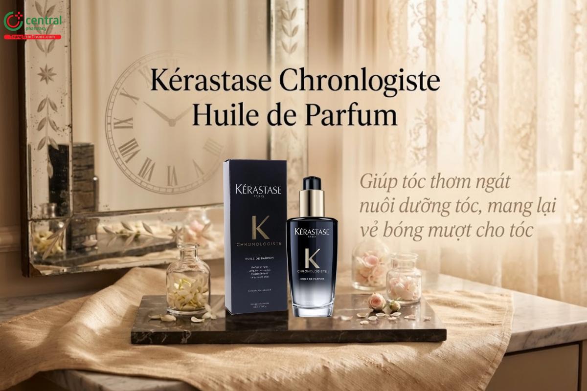 Kérastase Chronologiste Huile de Parfum dưỡng tóc mềm mại, lưu hương thơm
