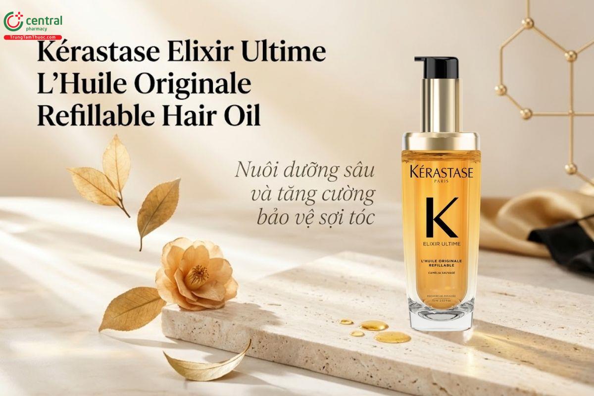 Kérastase Elixir Ultime L'Huile Originale Refillable Hair Oil nuôi dưỡng tóc