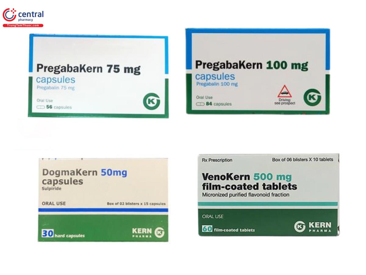 Một số sản phẩm của Kern Pharma