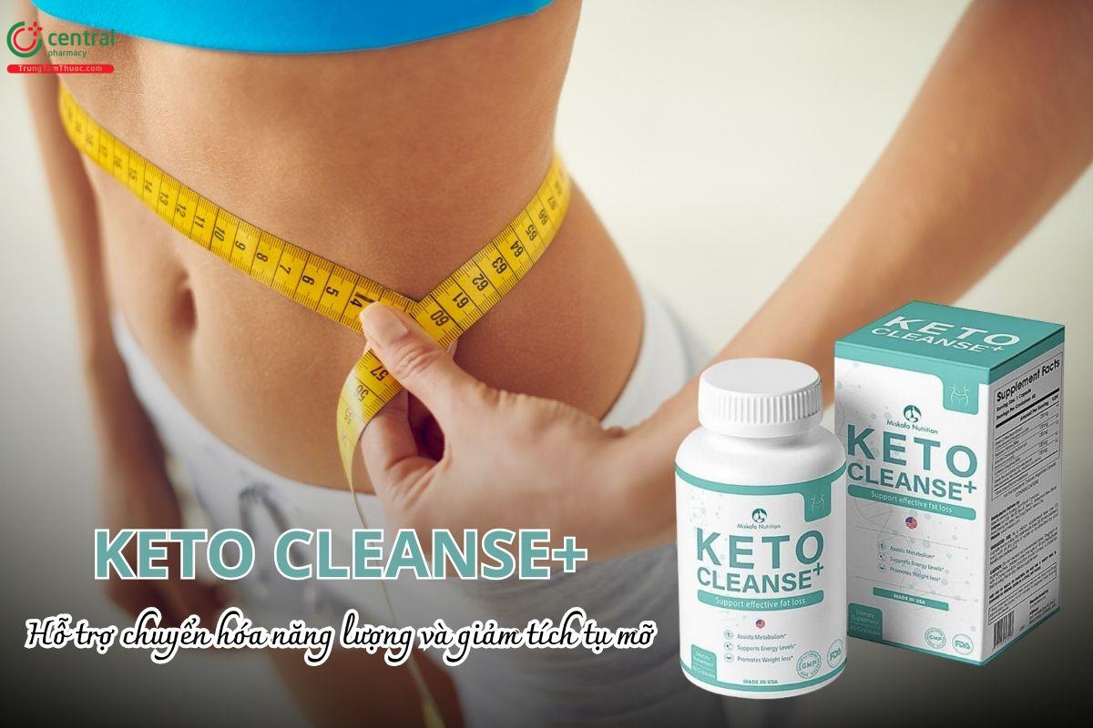 Keto Cleanse+ hỗ trợ chuyển hóa năng lượng và giảm tích tụ mỡ