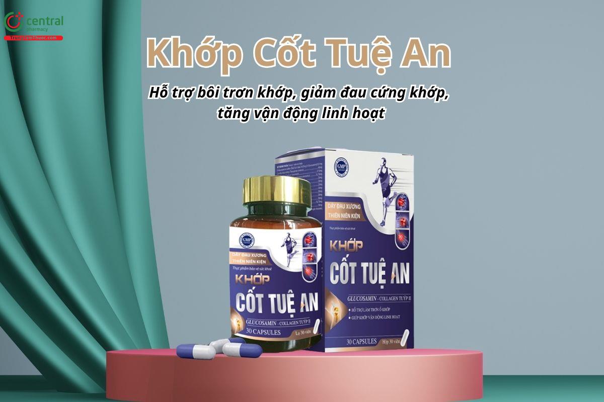 Khớp Cốt Tuệ An hỗ trợ bôi trơn khớp, giảm đau cứng khớp, tăng vận động linh hoạt