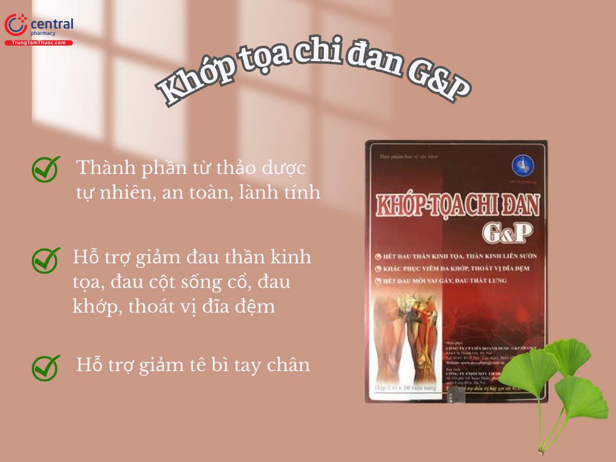 Khớp tọa chi đan G&P