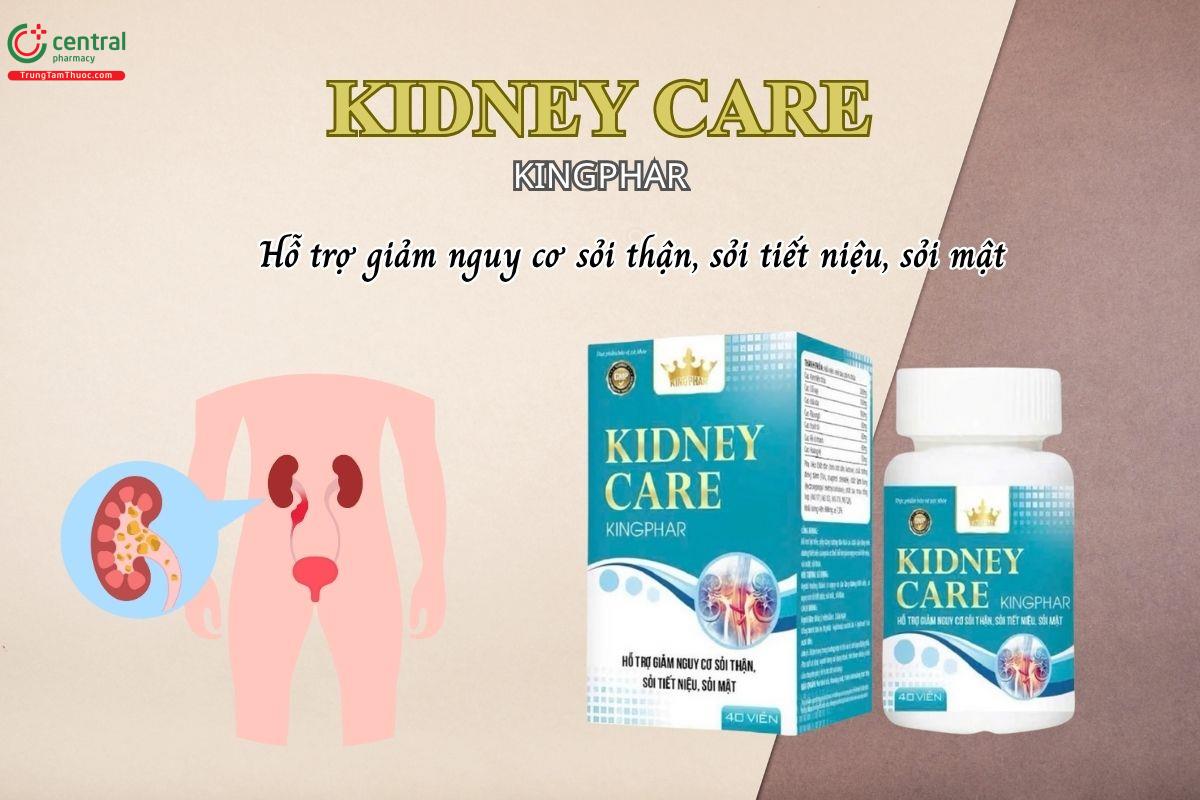 Kidney Care Kingphar hỗ trợ giảm nguy cơ sỏi thận, sỏi mật và sỏi tiết niệu