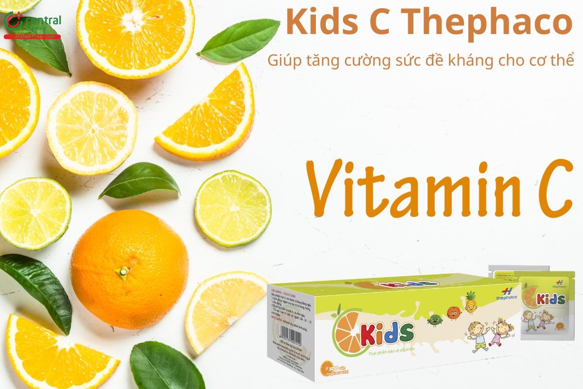 Kids C Thephaco giúp tăng cường sức đề kháng cho cơ thể
