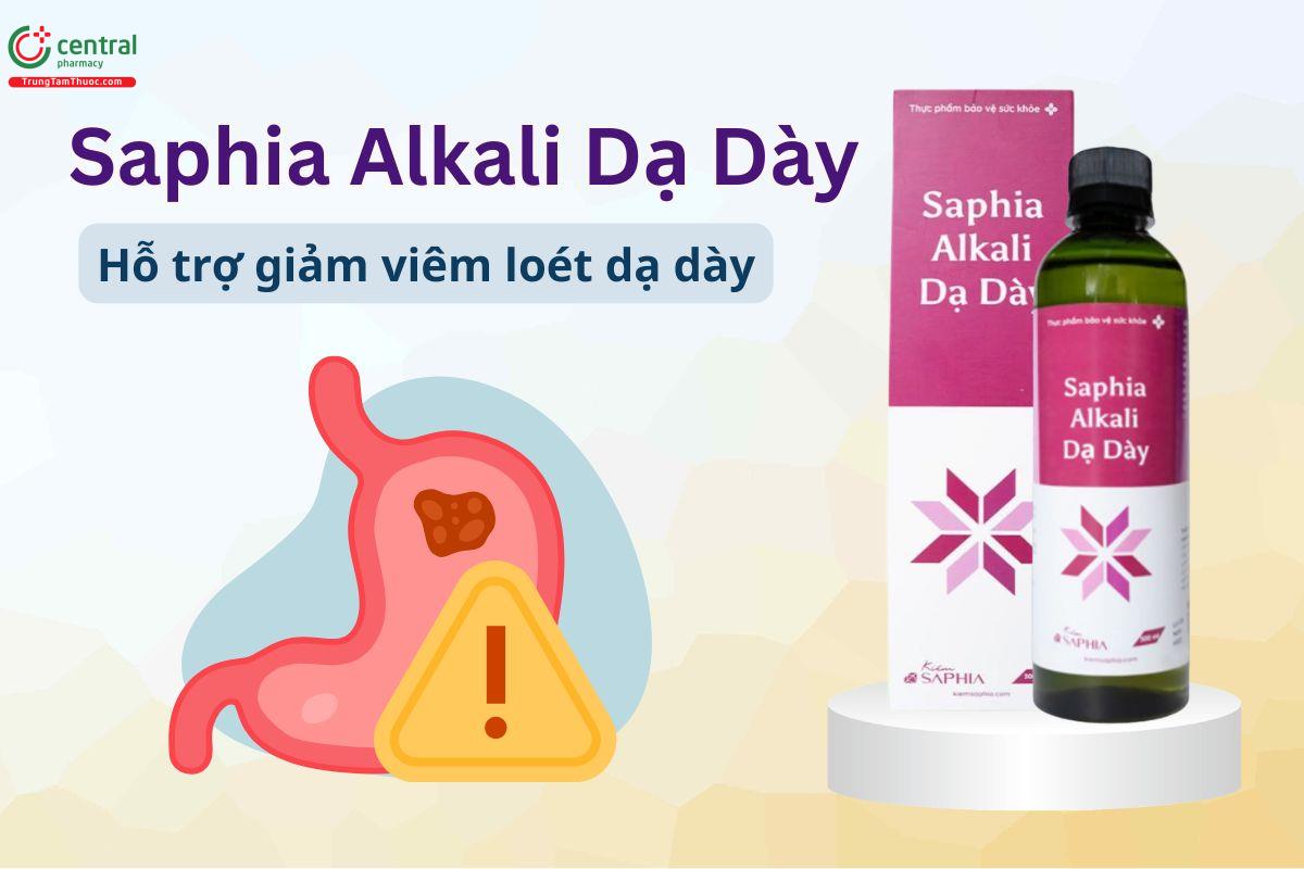 Kiềm Dạ Dày Saphia Alkali hỗ trợ giảm viêm loét dạ dày