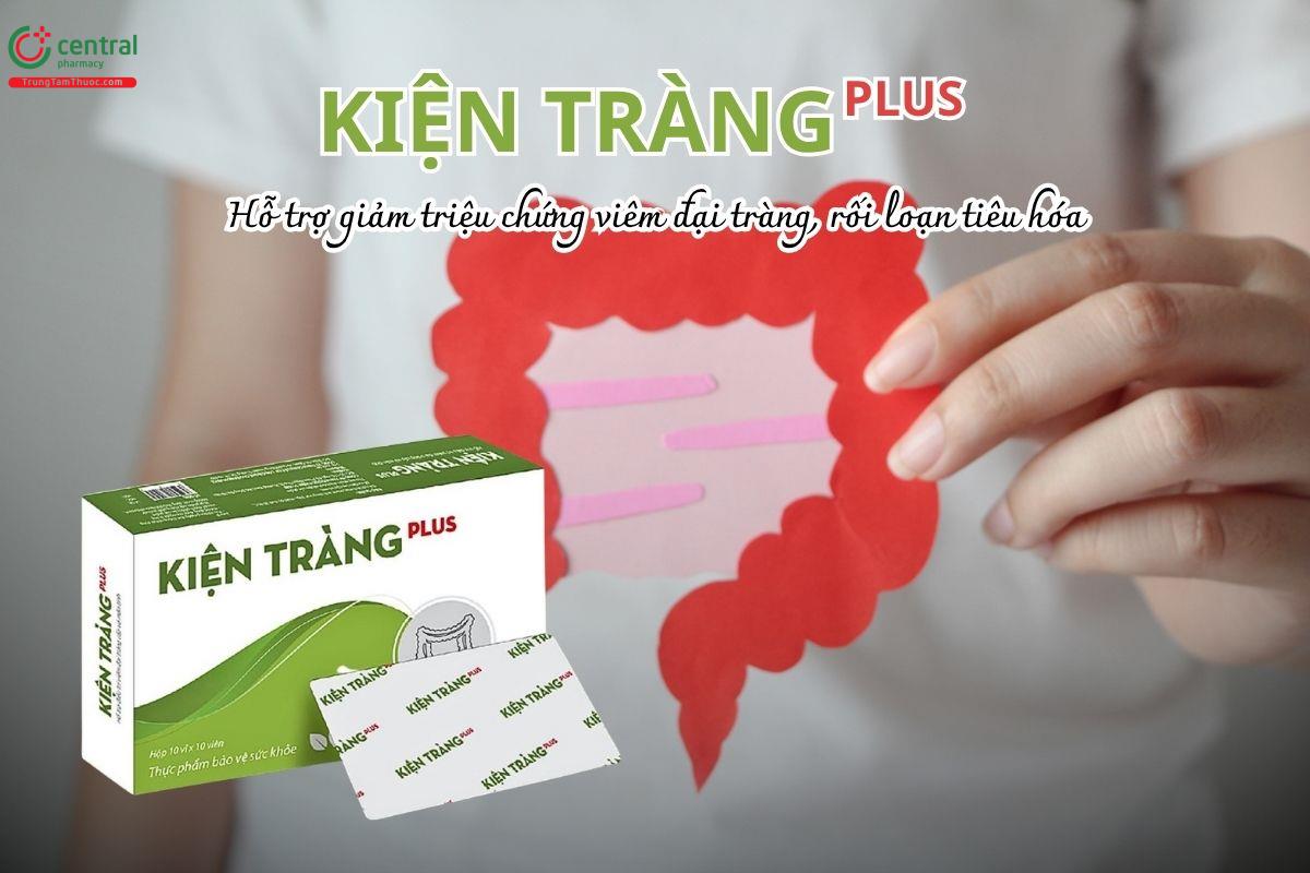Kiện Tràng Plus hỗ trợ giảm triệu chứng viêm đại tràng, rối loạn tiêu hóa