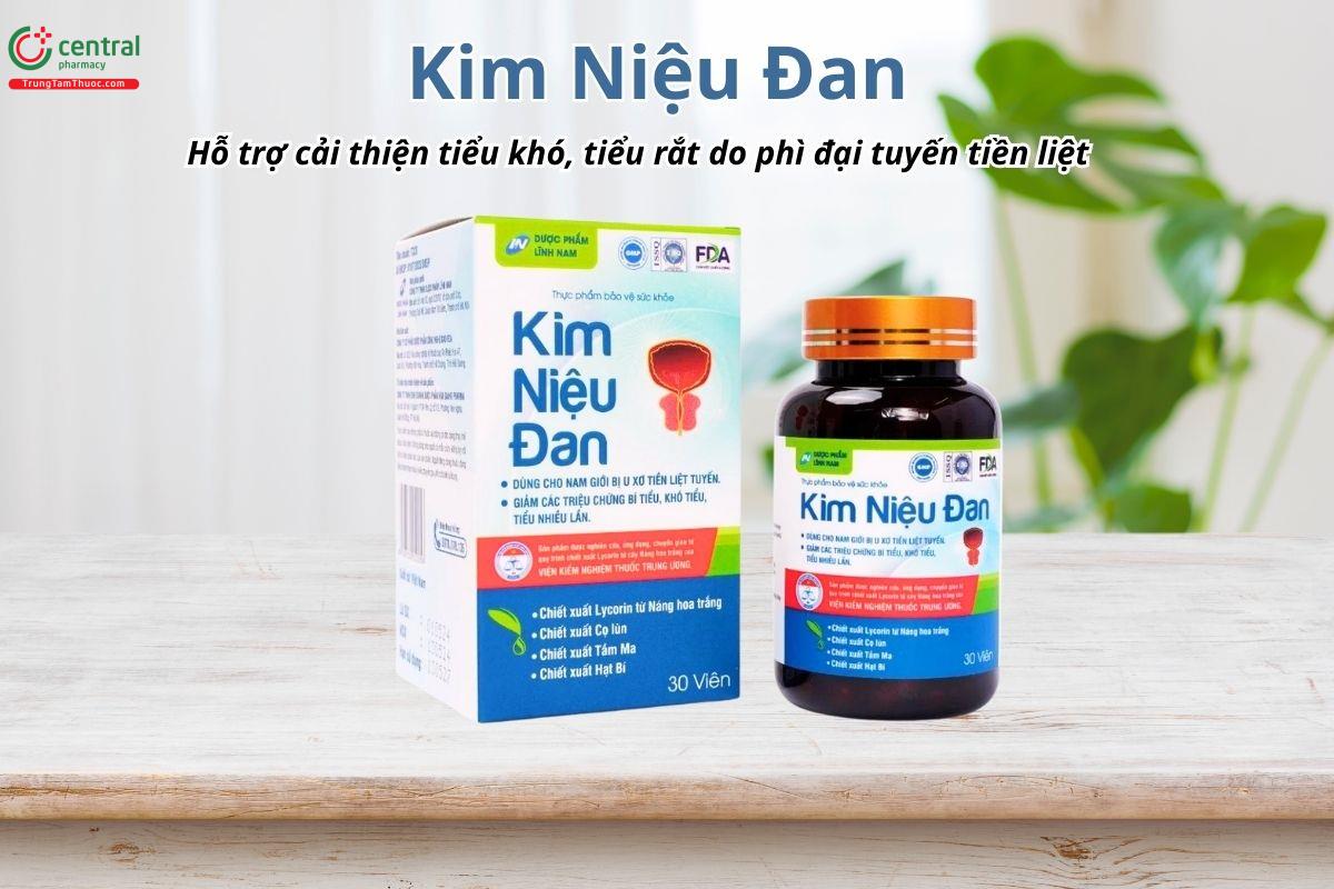 Kim Niệu Đan hỗ trợ cải thiện tiểu khó, tiểu rắt do phì đại tuyến tiền liệt