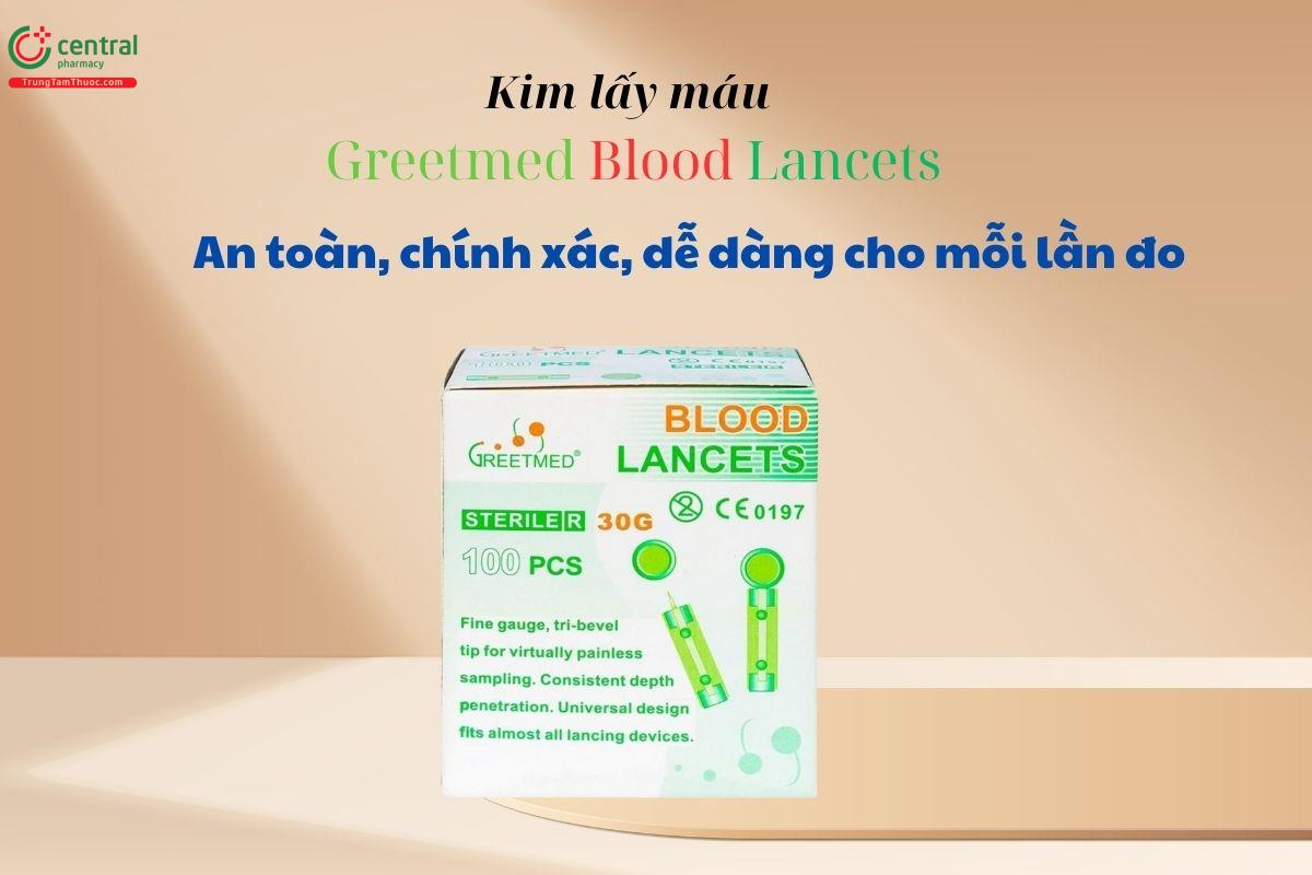 Kim lấy máu Greetmed Blood Lancets