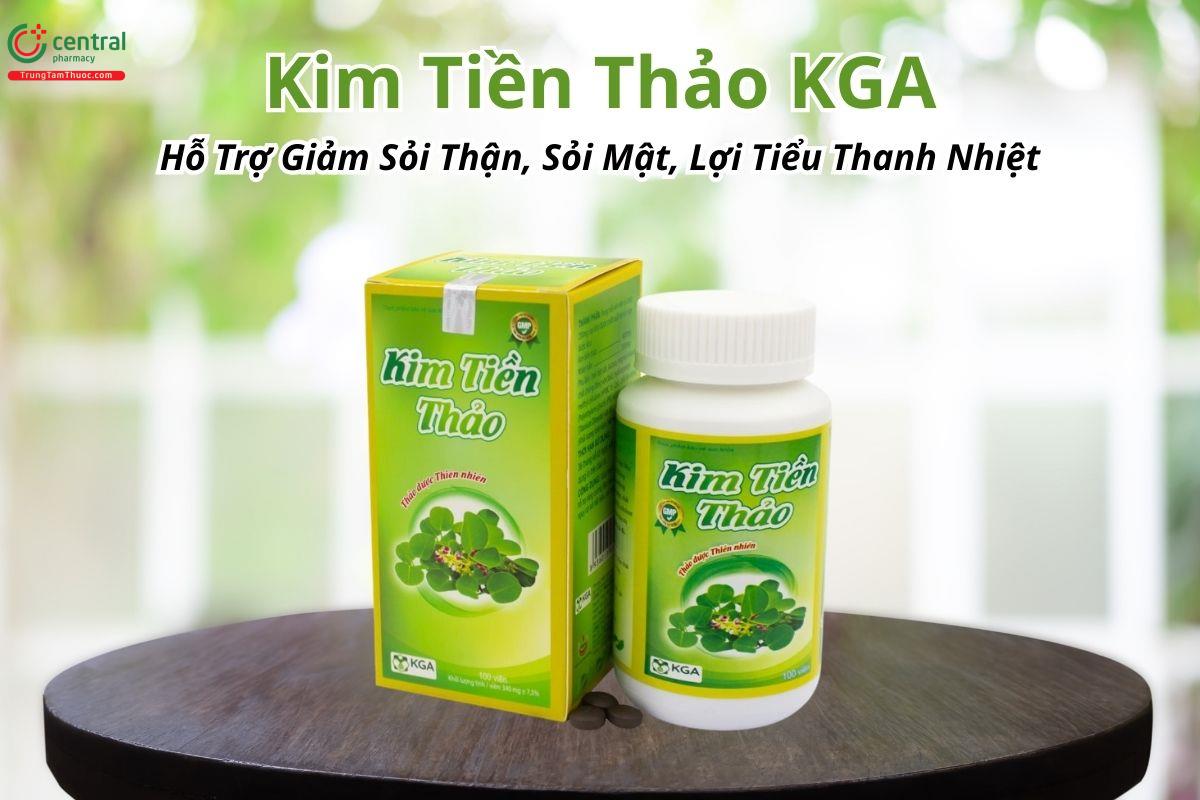 Kim Tiền Thảo KGA hỗ trợ giảm sỏi thận, sỏi mật, lợi tiểu, thanh nhiệt